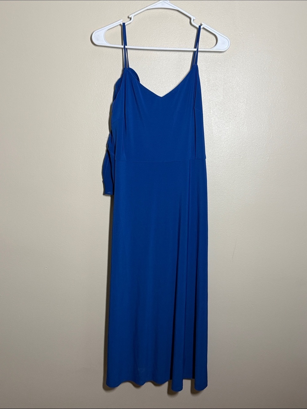 Lauren Ralph Lauren Sleeveless Strap Stretch Dress with Overhead Shawl Size 8